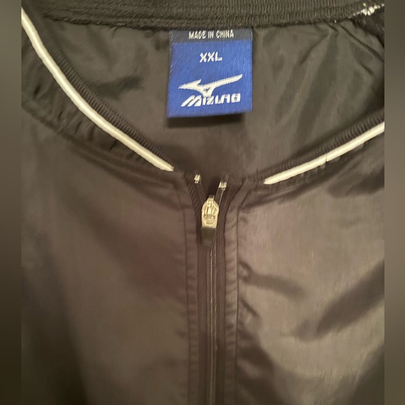 Mizuno Men's Baseball/Golf Black Vented Pullover 1/4 Zip Jacket XXL - Picture 4 of 5